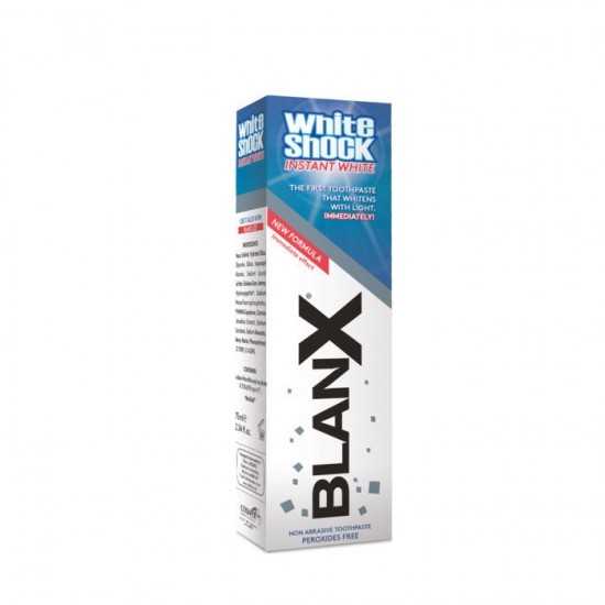 BLANX White Shock Instant White Toothpaste 75ml