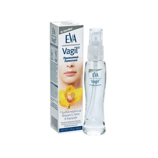 INTERMED Eva Vagil Personal Lubricant With Vitamin E Aloe And Chamomile 60ml INTERMED Eva Vagil Personal Lubricant With Vitamin E Aloe And Chamomile 60ml