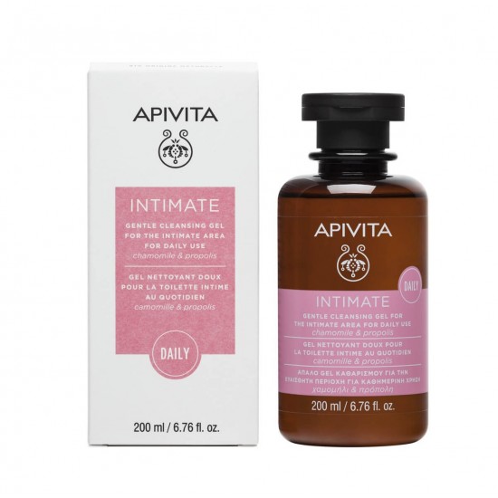 APIVITA Gentle Cleansing Gel for the Intimate Area for Daily Use with Chamomile & Propolis 200ml