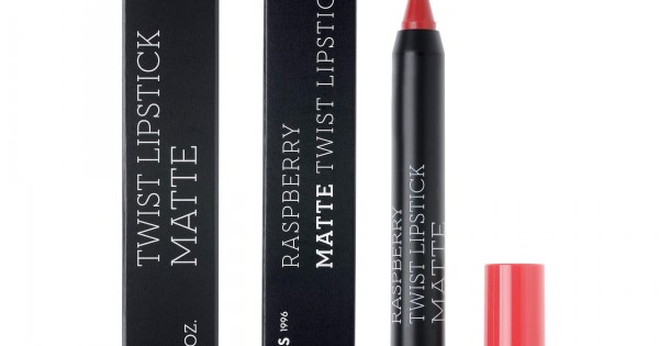 korres raspberry matte twist lipstick