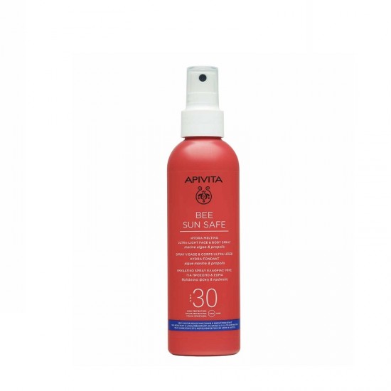 APIVITA Bee Sun Safe Hydra Melting Ultra-Light Face & Body Spray SPF30 200ml APIVITA Bee Sun Safe Hydra Melting Ultra-Light Face & Body Spray SPF30 200ml