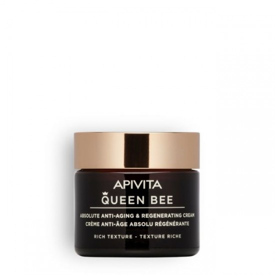 Crema de fata Apivita Queen Bee Holistic Age Defense Cream Rich Texture 50ml