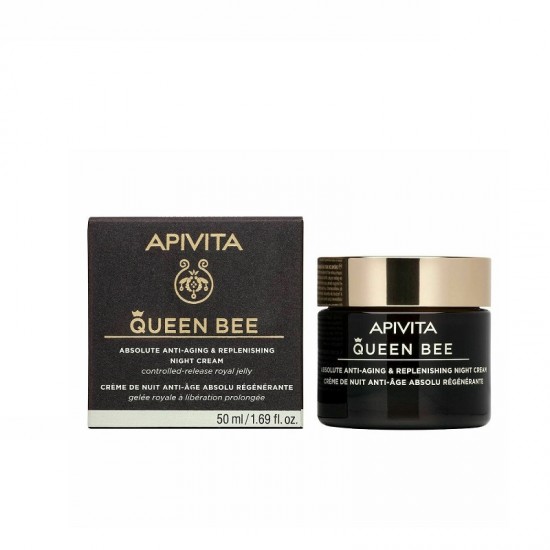 Crema de noapte, Apivita, Queen Bee, anti-imbatranire si regeneratoare, 50 ml