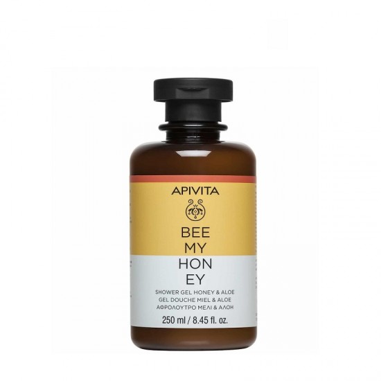 Gel de dus APIVITA, Bee My Honey, Cu miere si aloe, 250 ml