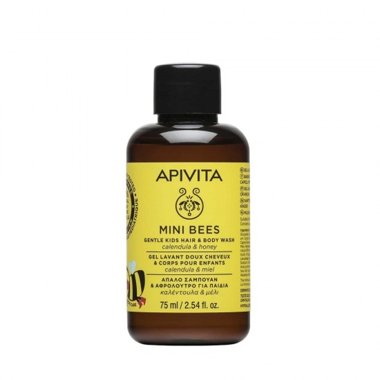 APIVITA Mini Bees Gentle Kids Hair & Body Wash 75ml