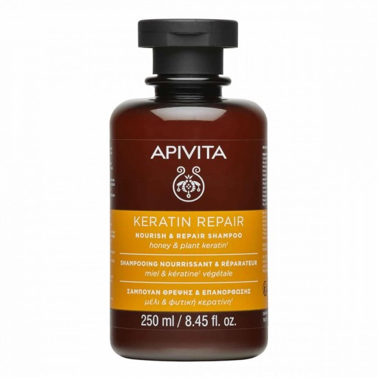Apivita Hair Sampon Reparator Cu Keratina 250 ml