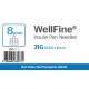 MedExel WellFine Insuline Pen needles 31G (0.25)x8mm 100 pcs