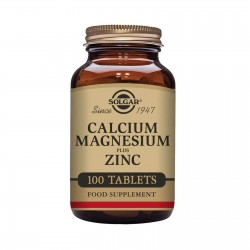 Solgar Calciu Magneziu plus Zinc 100 comprimate Solgar Calciu Magneziu plus Zinc 100 comprimate