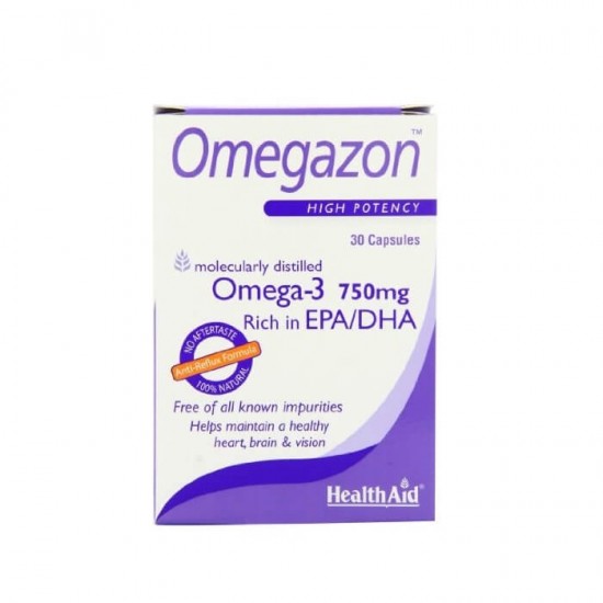 Supliment alimentar Health Aid, Omegazon, Omega 3, 750mg, 30caps