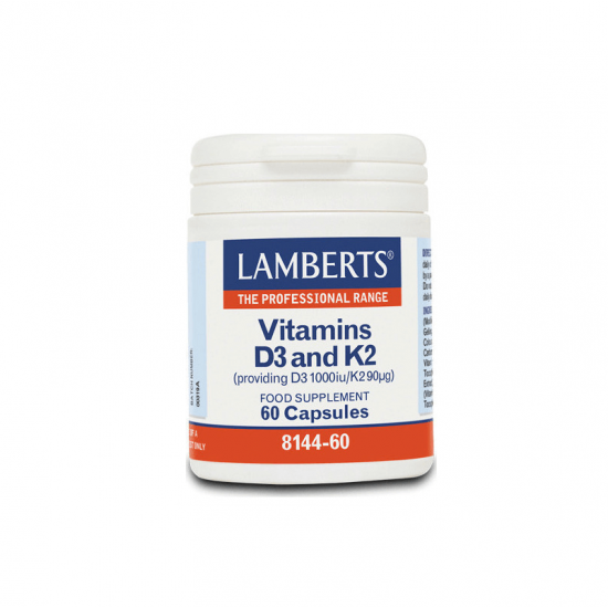 Lamberts  Vitamin D3 1000 IU & K2 90 µg 60 caps