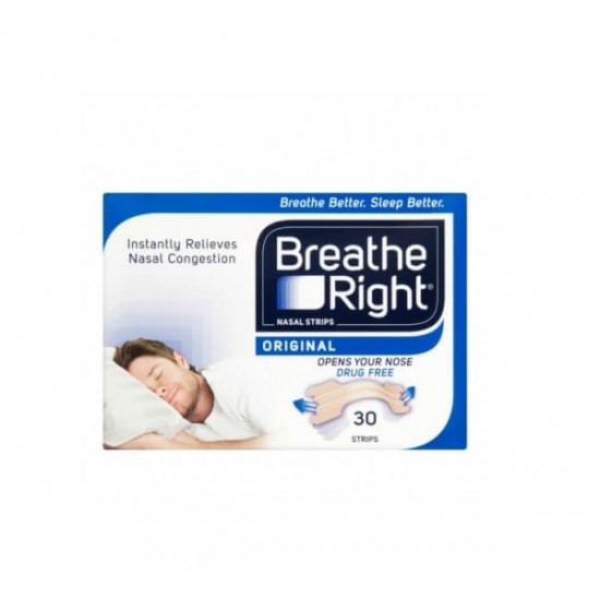 GSK Breathe Right Original Medium Size 30 nasal stripes