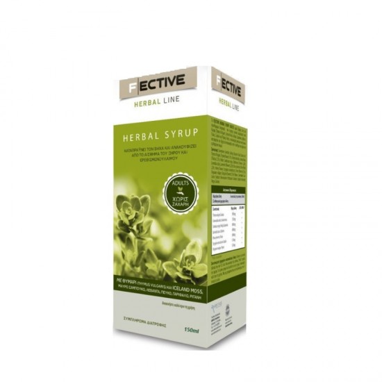 F Ective Herbal Line Herbal Syrup 150ml