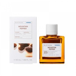 Apa de toaleta KORRES MOUNTAIN PEPPER 50ml Apa de toaleta KORRES MOUNTAIN PEPPER 50ml