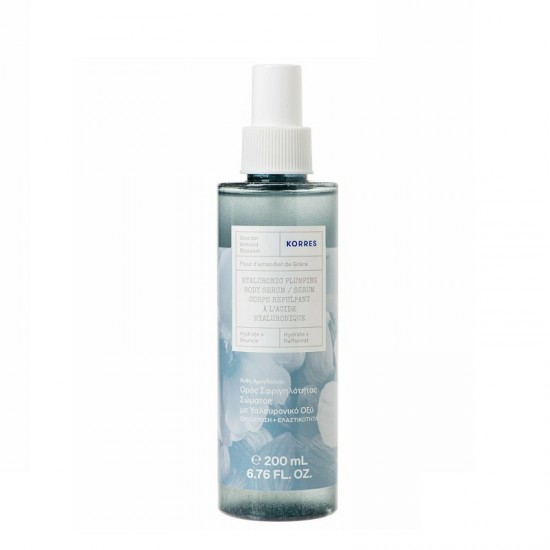 Spray de corp KORRES, Grecian Almond Blossom Hyaluronic Plumping Body Serum, 200ml