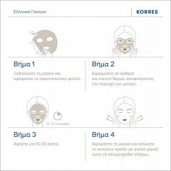 Mască facială hidratantă în profunzime cu iaurt grecesc KORRES, 1 bucată Mască facială hidratantă în profunzime cu iaurt grecesc KORRES, 1 bucată