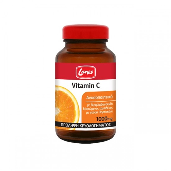 LANES Vitamin C 1000mg 60 Tablete masticabile