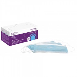 Soft Care Medical Face Mask 3ply Type II with earloop – Light Blue 50 pcs Soft Care Medical Face Mask 3ply Type II with earloop – Light Blue 50 pcs