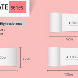 Rolă de hârtie Bournas Medicals 108.053, 2 straturi, 1000gr, 25cm x 125m Rolă de hârtie Bournas Medicals 108.053, 2 straturi, 1000gr, 25cm x 125m