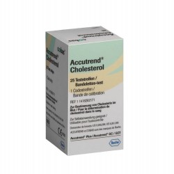 Benzi de testare a colesterolului Roche Accutrend 25 buc. Benzi de testare a colesterolului Roche Accutrend 25 buc.