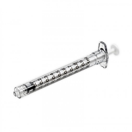 BD Plastipak Luer-Lok™ Tip Disposable Sterile Syringe 1mL BD 309628 100 pcs