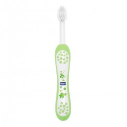 Periuță de dinți CHICCO Verde 6 luni+ Periuță de dinți CHICCO Verde 6 luni+