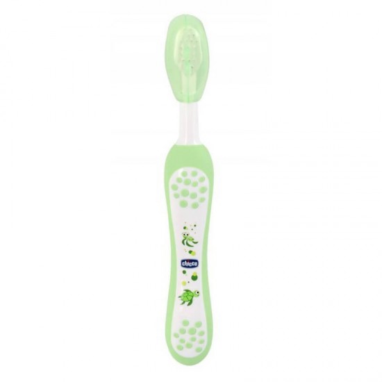 CHICCO Toothbrush Green 6m+