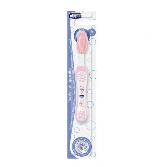 CHICCO Toothbrush Pink 6m+