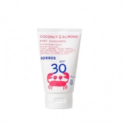 KORRES Coconut & Almond Baby Sunscreen Emulsion SPF30 100ml KORRES Coconut & Almond Baby Sunscreen Emulsion SPF30 100ml