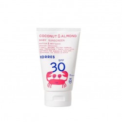 KORRES Emulsie de protecție solară pentru bebeluși cu nucă de cocos și migdale SPF30 100ml KORRES Emulsie de protecție solară pentru bebeluși cu nucă de cocos și migdale SPF30 100ml