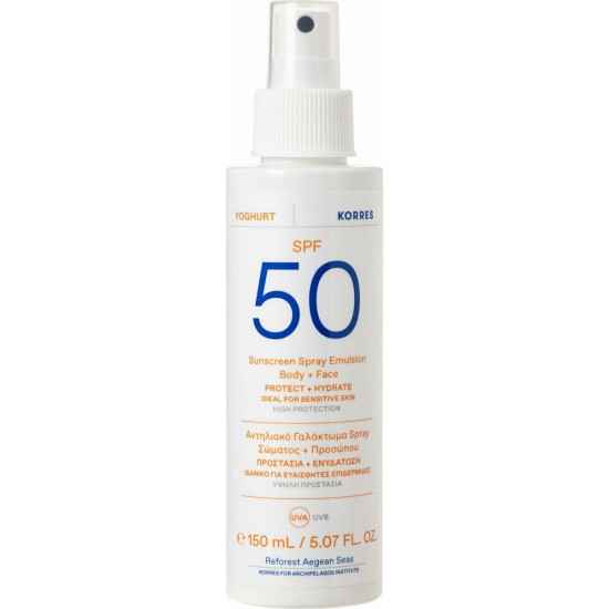 Korres Yoghurt Sunscreen Emulsion Spray SPF50 150 ml