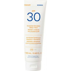 Emulsie de protecție solară cu iaurt Korres SPF30 250 ml Emulsie de protecție solară cu iaurt Korres SPF30 250 ml