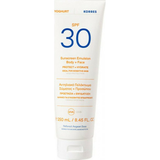 Korres Yoghurt Sunscreen Emulsion SPF30 250 ml