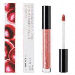 Ruj de buze Korres Morello Matte Lasting Lip Fluid 58 Vibrant Matte Culoare într-o singură mișcare 3,4 ml Ruj de buze Korres Morello Matte Lasting Lip Fluid 58 Vibrant Matte Culoare într-o singură mișcare 3,4 ml