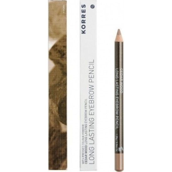 Korres Cedarwood Eyebrow Pencil 02 Medium Shade