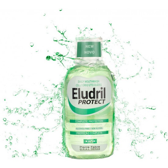  Apa de gura Eludril Protect, 500 ml