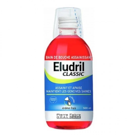  Apa de gura Eludril Eluperio, Elgydium, Combate placa bacteriana, 300 ml