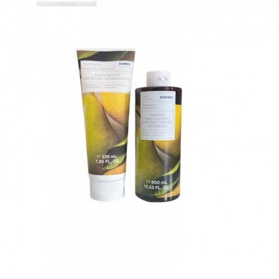 Korres Promo Pear Bergamot Shower Gel 400ml & Body Butter 235ml