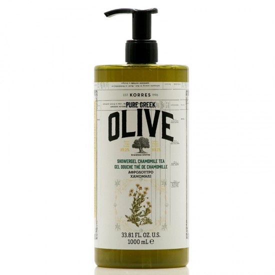 Korres Pure Greek Olive Showergel Chamomile Tea 1000 ml
