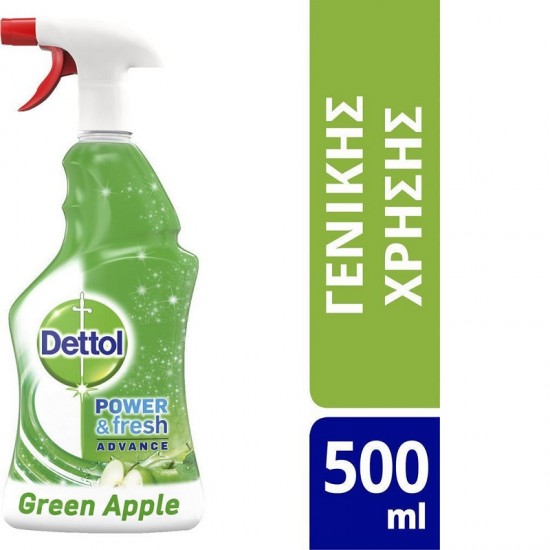  Spray curatare universal, Dettol, Aroma mere, 500 ml