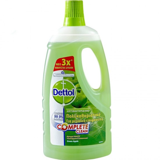 Dettol Power & Fresh For Large Surfaces Refreshing Green Apple 1 L