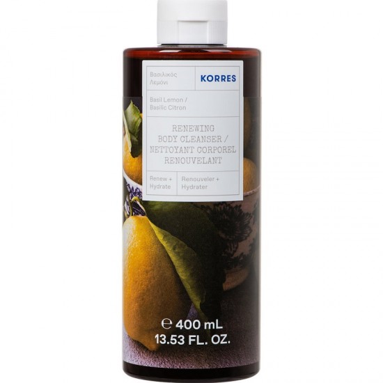 Korres Shower Gel Basil - Lemon 400ml