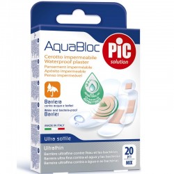 Pic Solution AquaBloc Waterproof Plasters Mix 20 pcs Pic Solution AquaBloc Waterproof Plasters Mix 20 pcs