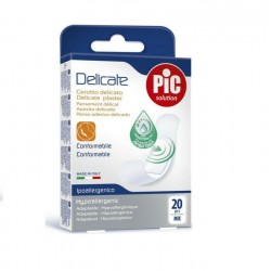 Pic Solution Delicate Band-Aid Stickers, Various Sizes 4 Sizes, 20pcs Pic Solution Delicate Band-Aid Stickers, Various Sizes 4 Sizes, 20pcs