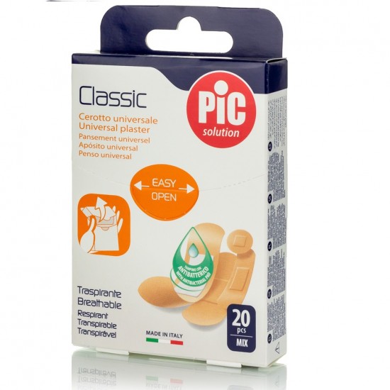 Pic Solution Classic Adhesive patch for general use Mix of various sizes, 20 pcs