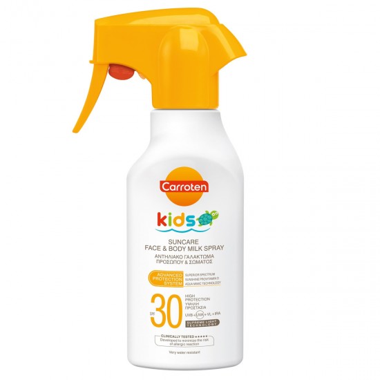 Carroten Kids Waterproof Face & Body Kids Sunscreen Spray SPF30 270ml