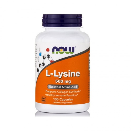 Now L-Lysine 500 mg 100 caps