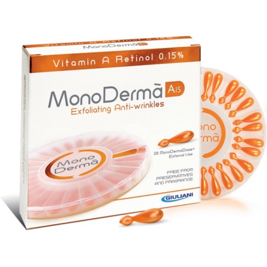 Monoderma A15 Vitamin A Retinol 0.15% Exfoliating Anti-wrinkle 28 doses