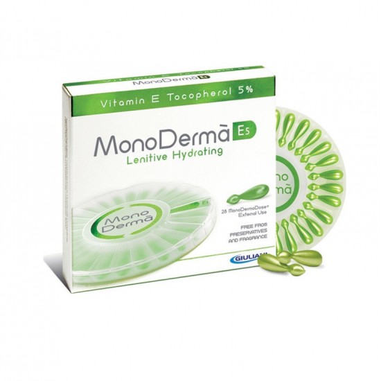 Monoderma E5 Vitamin E Tocopherol 5% Lenitive Hydrating 28 doses