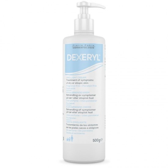 Crema hidratanta Dexeryl, Pierre Fabre, Pentru piele uscata/sensibila/atopica, 500 g