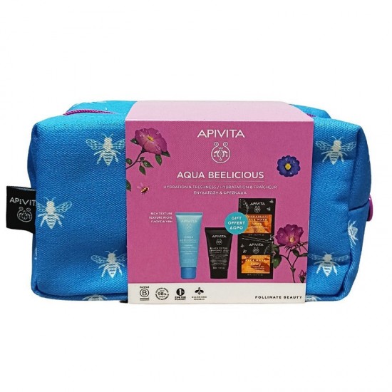 Apivita Hydration + Freshness Aqua Beelicious Hydrating Rich Texture Cream 40 ml + 2 Gifts